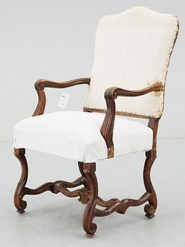 ARMLÄNSSTOL, senbarock, Frankrike, 1700-talet första hälft.