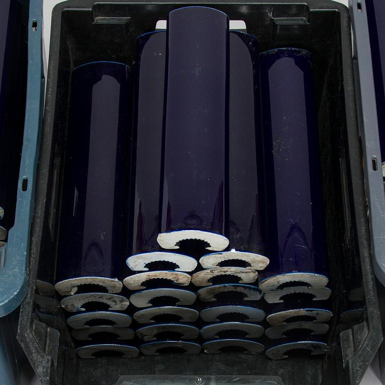 Alvar Aalto, kakel, 83 st, tillverkare Arabia 1950-talets mitt.