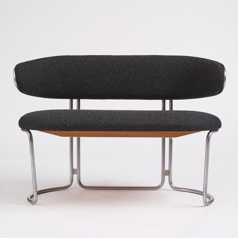 Grete Jalk, a sofa/loveseat, "FH 9000", Fritz Hansen Denmark 1969.