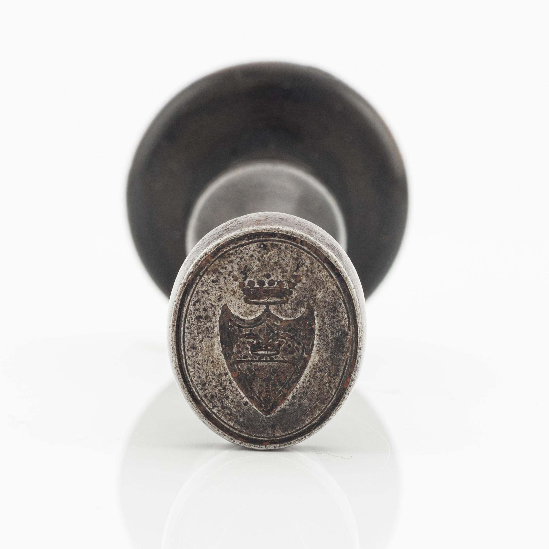 Seal of the baronial Ehrenkrona family (no. 210), 18th century.