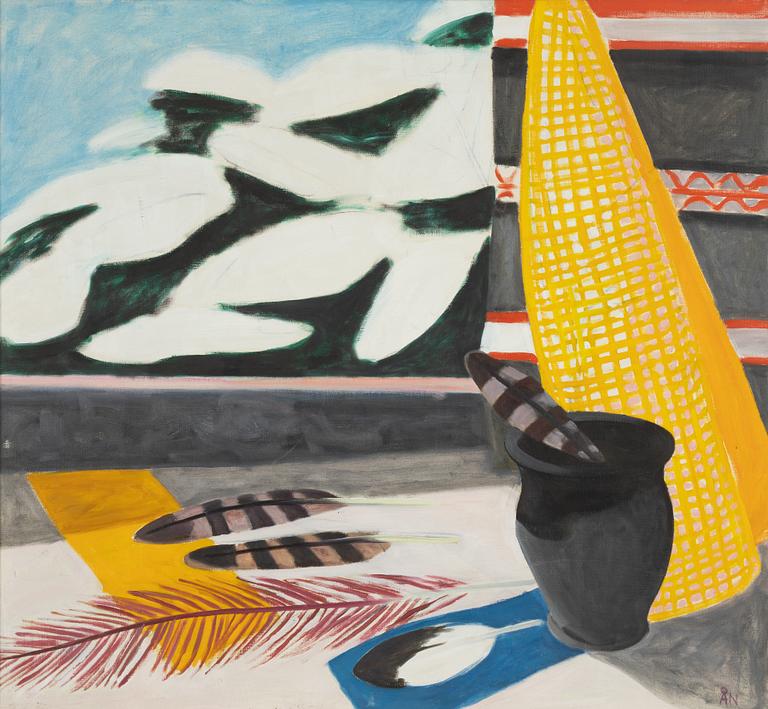 Åke Nilsson, oil on canvas, signed. dated -84 verso.