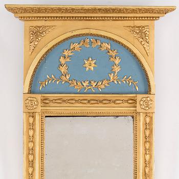 CARL PETTER SANDBERG, a gilt Empire mirror, Stockholm, active 1811-18.