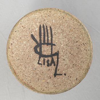 Lisa Larson, unik vas, stengods, Gustavsbergs Studio.