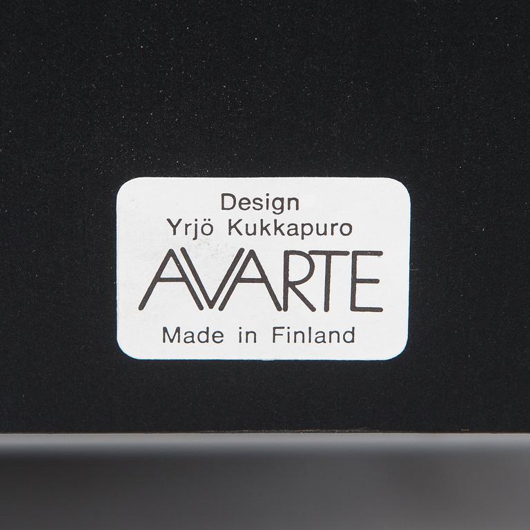 Yrjö Kukkapuro, Karmstol, "Experiment", Avarte, 1980-tal.