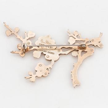 A brooch by Wiwen Nilsson, Lund 1964.