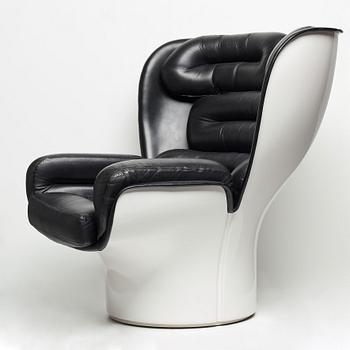 Joe Colombo, an "Elda" lounge chair, for Comfort, Italy 1960-70's.