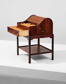 HANS J WEGNER, a tambour box on stand, Johannes Hansen, Denmark 1944.