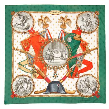 823. HERMÈS, scarf, "Napoleon".