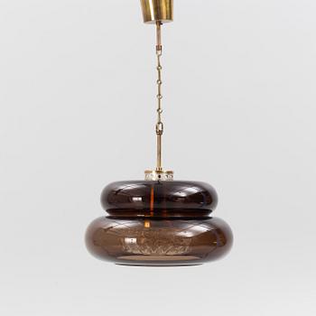 Carl Fagerlund, taklampa, "Bubblan", Orrefors.