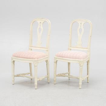 A set of eight chairs, "Hallunda", IKEA's 18th-century series, 1990s.