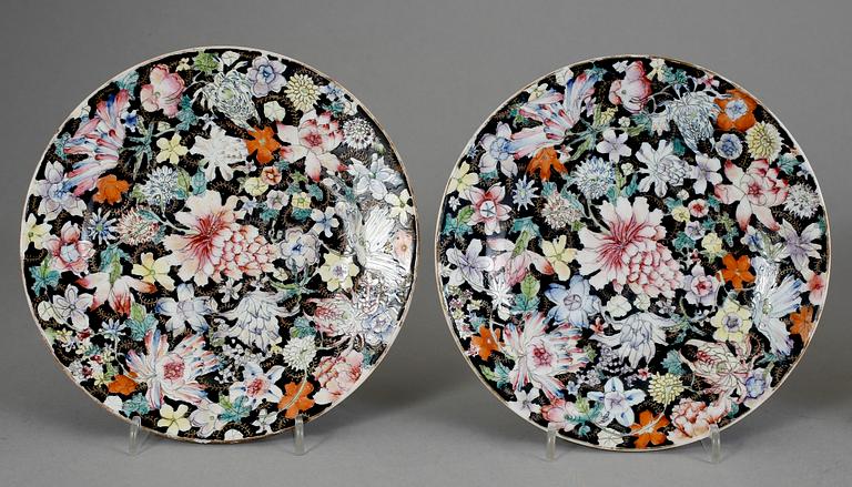 FAT, 4 st, porslin, Guangxu, omkring år 1900.