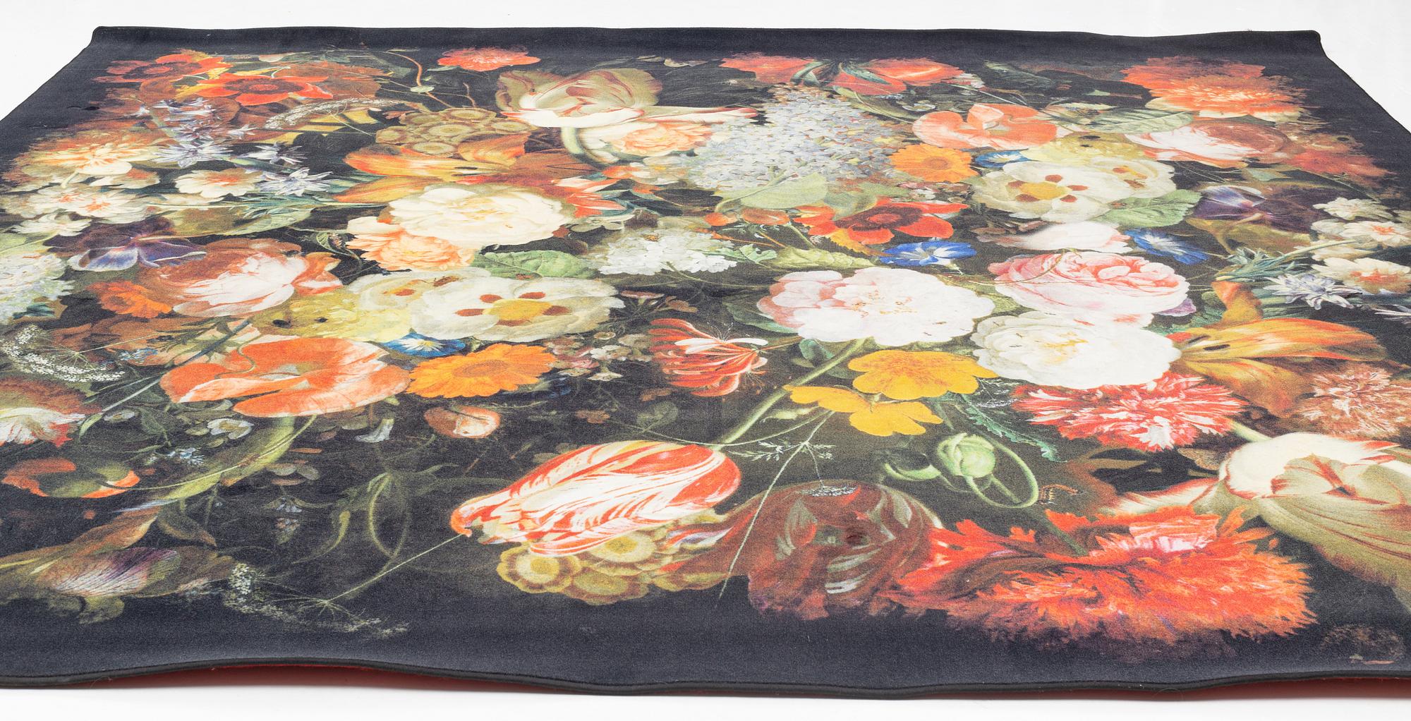 Marcel Vanders, an 'Eden Queen' carpet, Moooi, circa 345 x 351 cm.