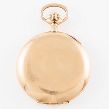 IWC, pocket watch, hunter, 53 mm.