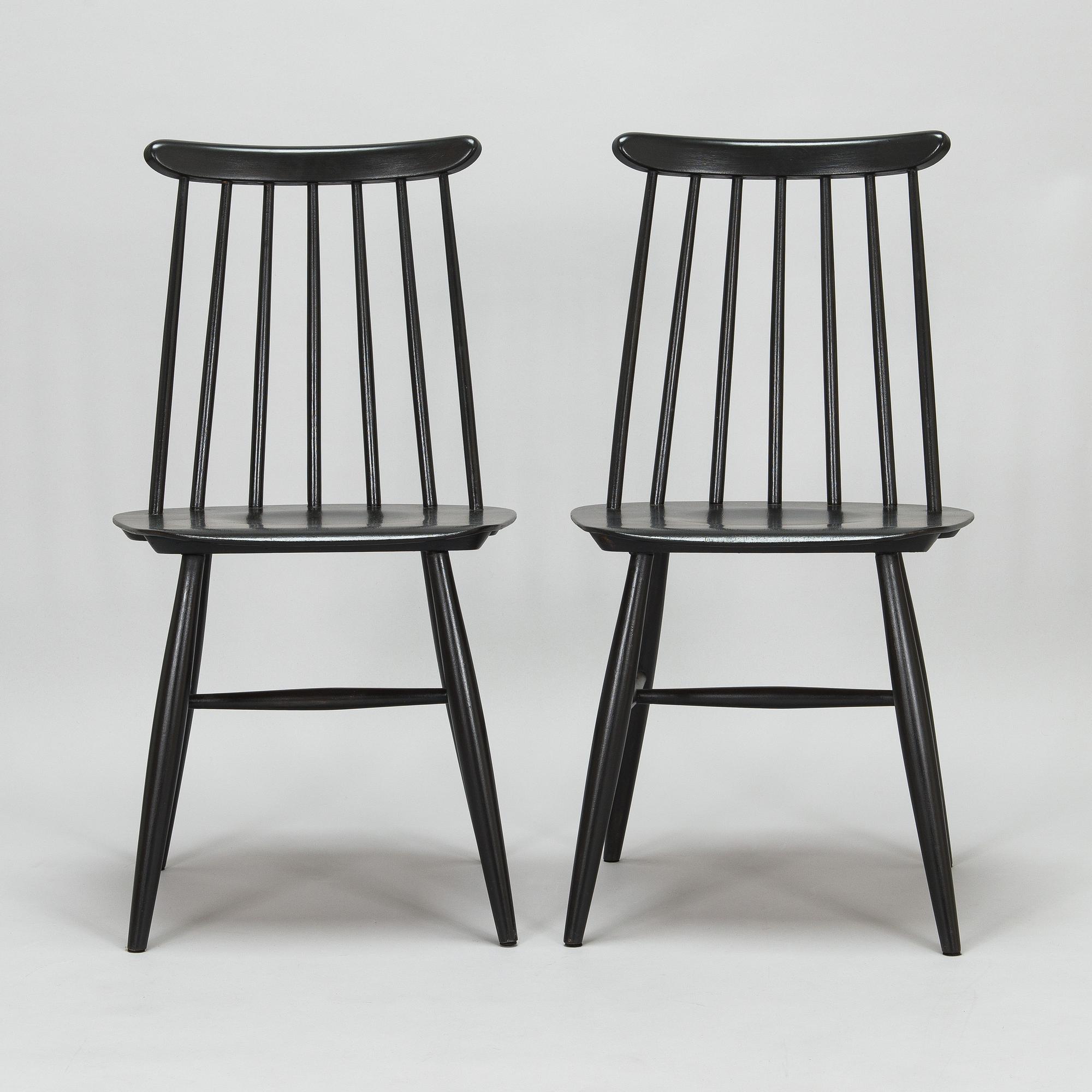 Ilmari Tapiovaara, stolar, 2 st, "Fanett", Edsby verken, 1950/60-tal.