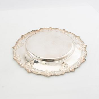 Trays 3 pcs of nickel silver, first half of the 20th century.