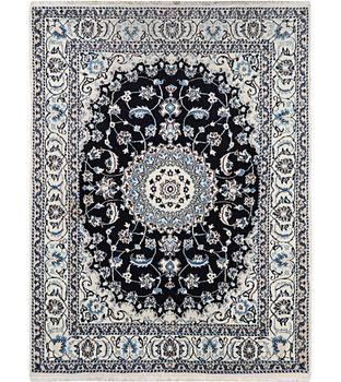 A carpet, Nain, part silk, c. 232 x 167 cm.