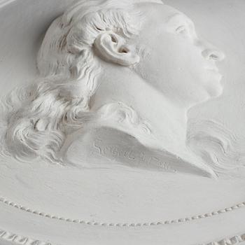 Johan Tobias Sergel, Medallion depicting Nils Silfverschiöld (1753–1813) 1786.