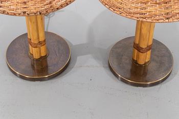 BERGBOMS, a pair of table lamps, second half of the 20th century.