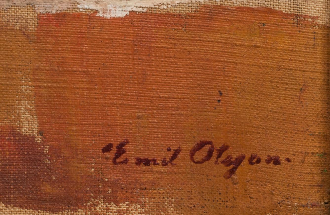 EMIL OLSSON, olja på duk, signerad.