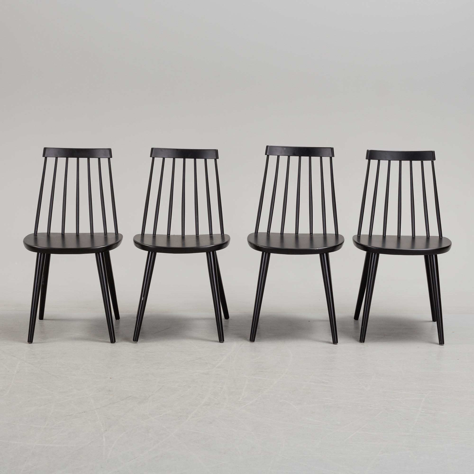 YNGVE EKSTRÖM, stolar, 4 st, "Pinocchio", 1900-talets andra hälft.