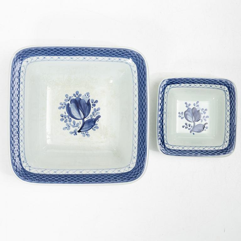 Royal Copenhagen, Dinner service, 94 pieces, earthenware, “Tranquebar”, Aluminia, Denmark.