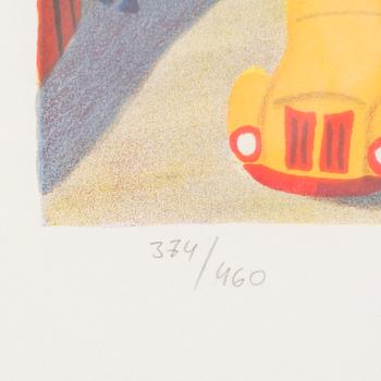 MONA HUSS WALIN, färglitografi, numrerad 374/460, signerad och daterad -77.