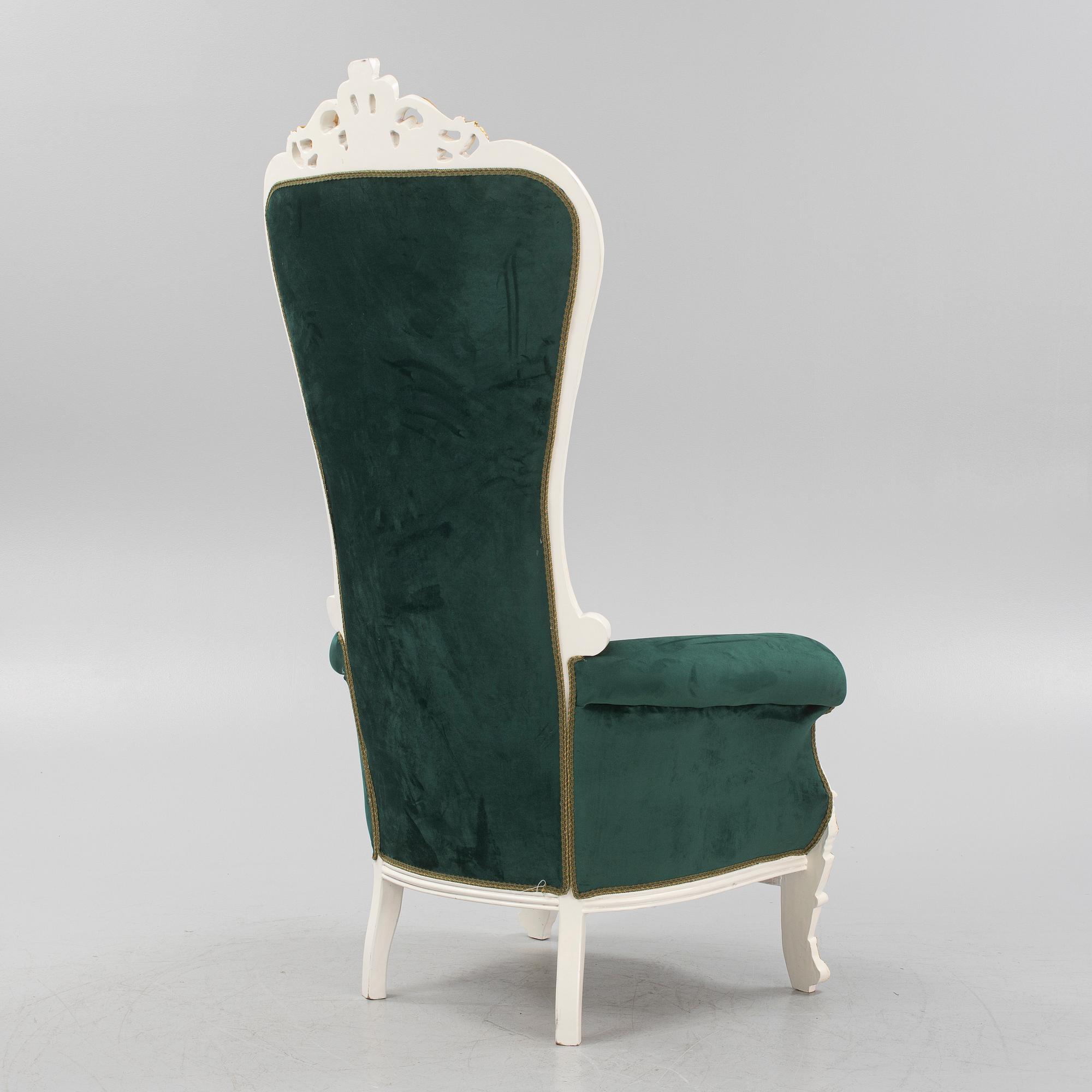 Fåtölj, Louis XV-stil, samtida.