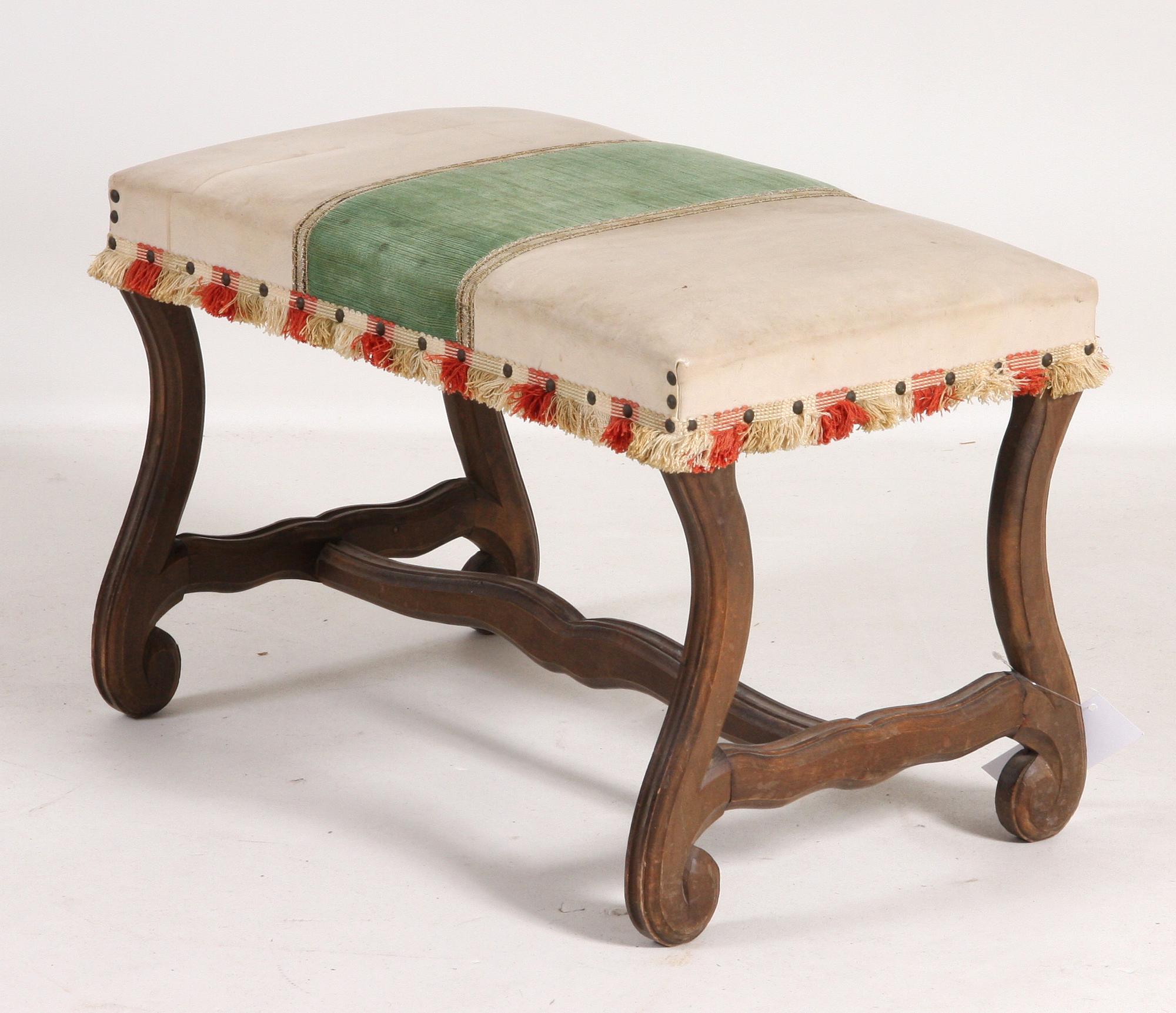 TABURETT, barockstil.