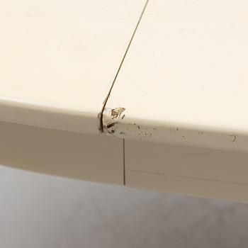 Carl Malmsten, a dining table with six chairs, end of the 20th century.