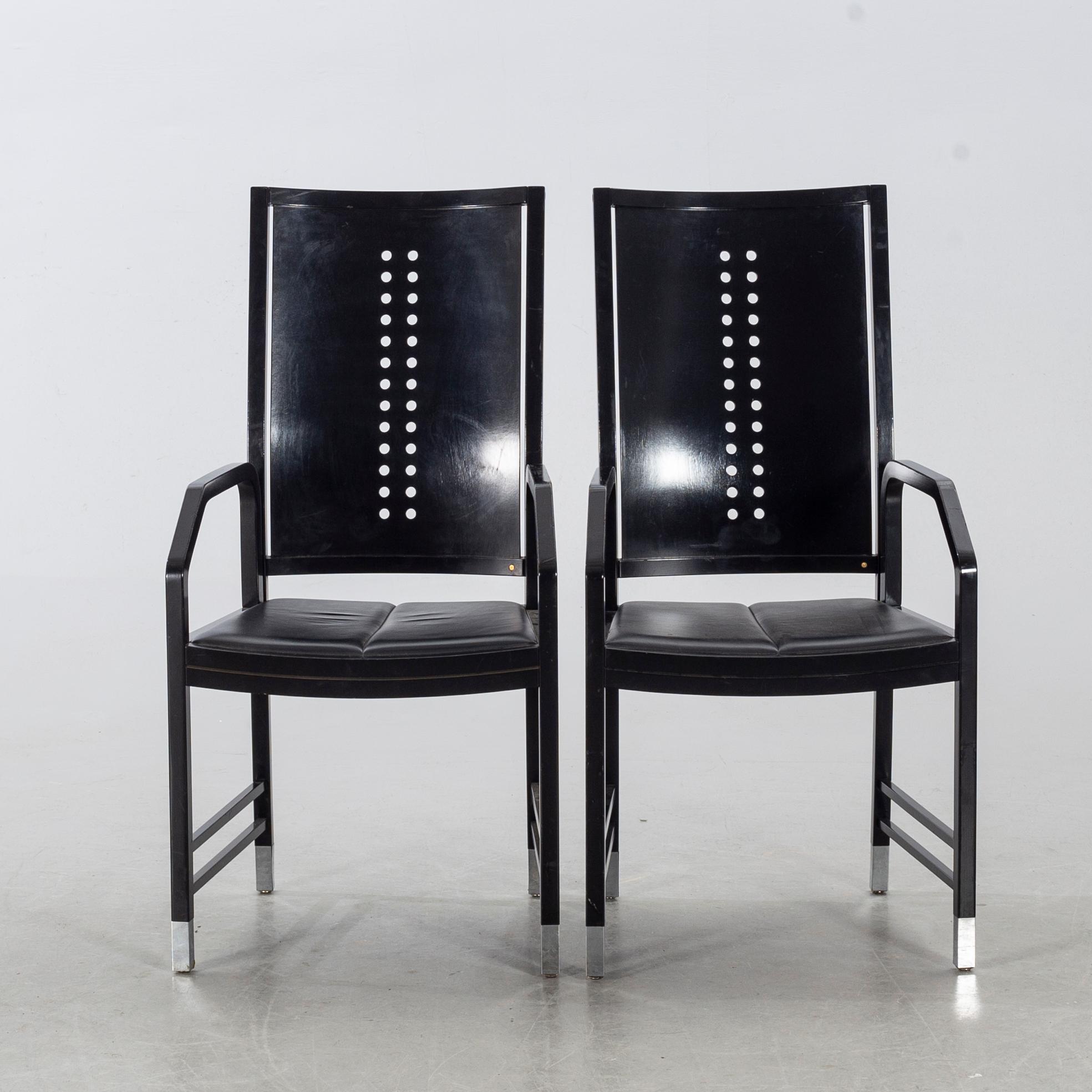 KARMSTOLAR ett par Thonet 1900-talets andra hälft.