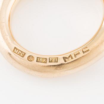 Ring, Mikael Persson Carling, 18K guld med briljantslipad diamant, ca 2,50 ct.