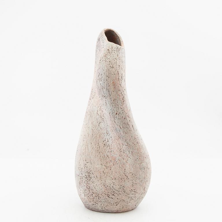 Karin Lindblom vase/sculpture signed stoneware.
