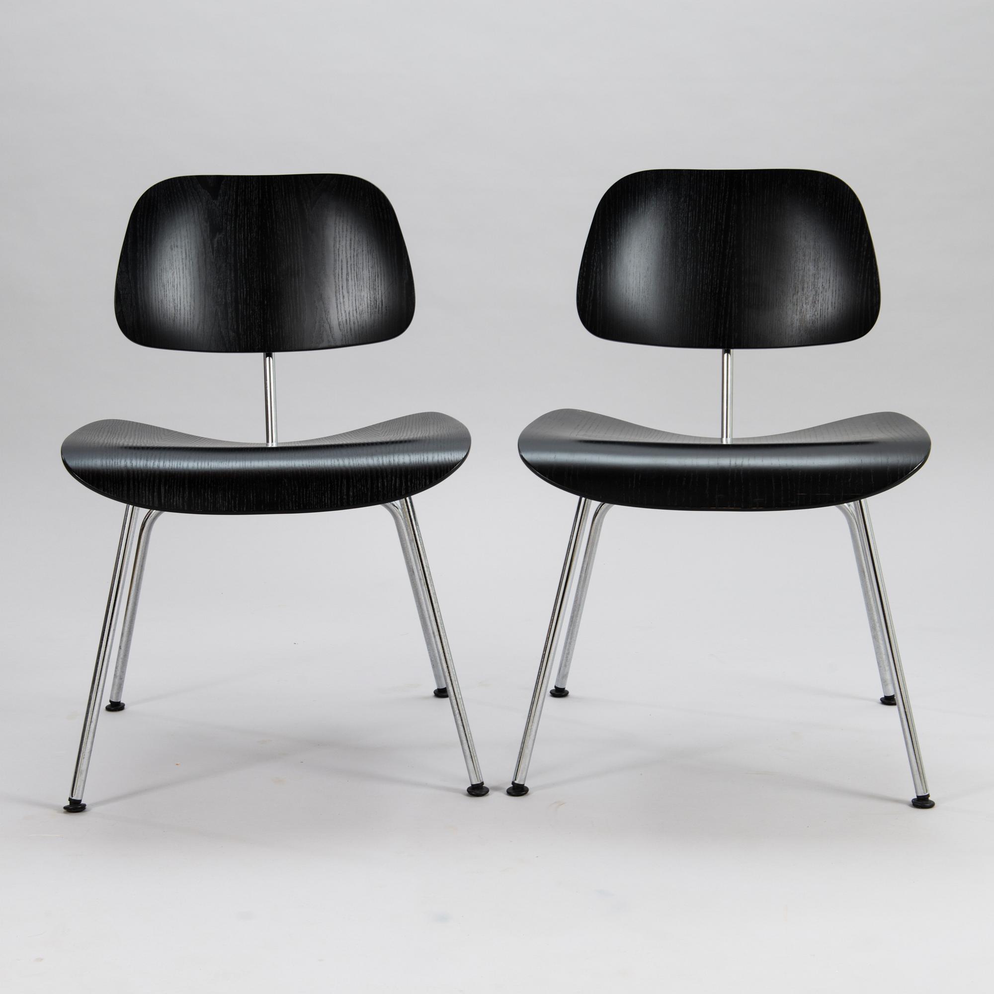 CHARLES & RAY EAMES, tuolipari, "DCM", Plywood Group, Vitra, 2005.