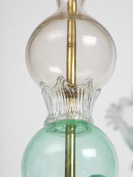 Gio Ponti, ljuskrona, Venini, Murano, Italien, 1945-50.