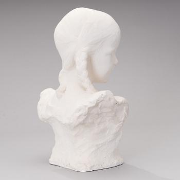 sculpture, cast by Visavuori museum, plaster, signed.