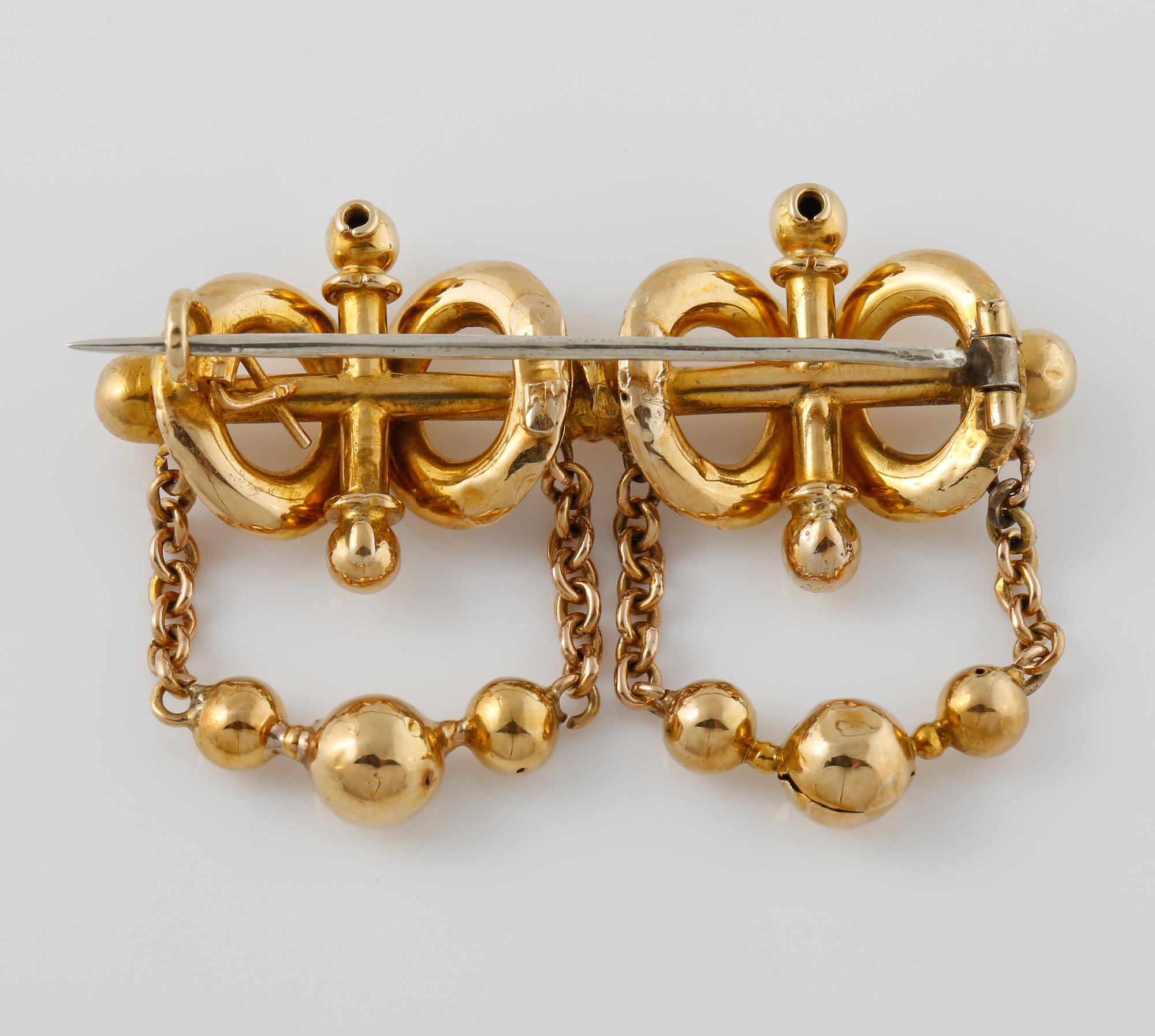 BROSCH, 18K guld. Vikt 5,8 gram.