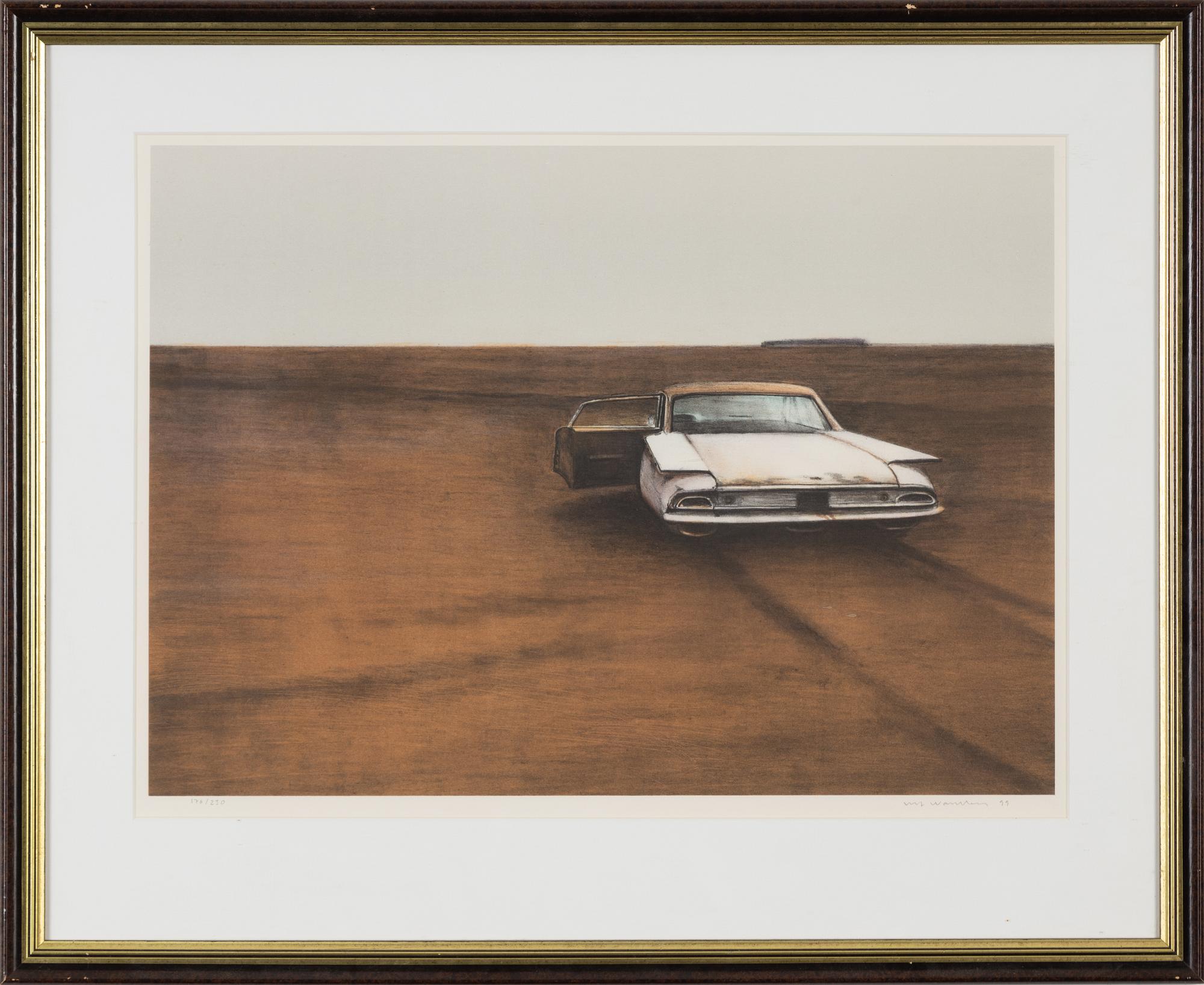 Ulf Wahlberg, färglitografi, 1999, signerad 176/230.