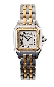 516. A CARTIER PANTHERE LADIES' WATCH.