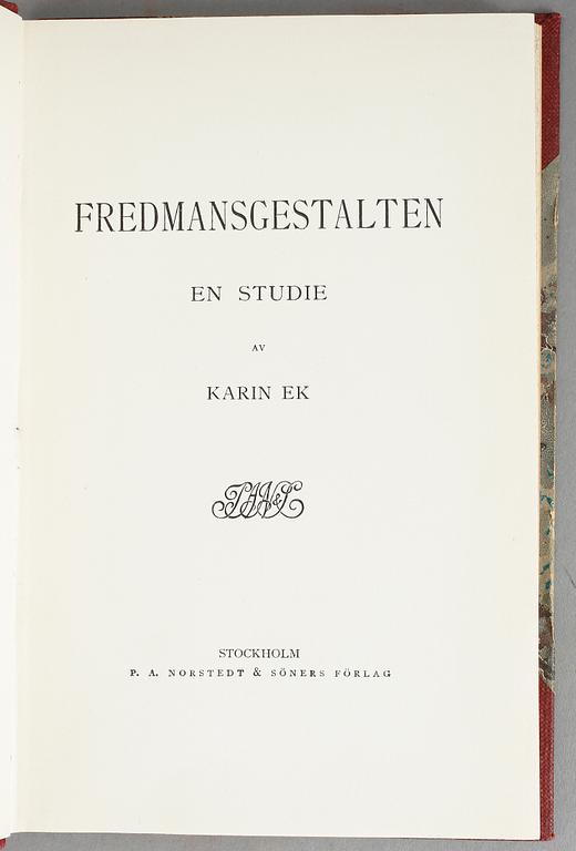 BELLMANIANA, 8 vol, bla CM Bellmans skaldestycken, 1-2, efter Völschows, Stockholm 1814.