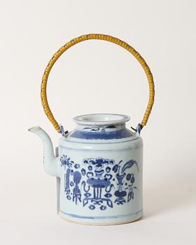 TEKANNA, porslin, Kina, 1800/1900-tal.