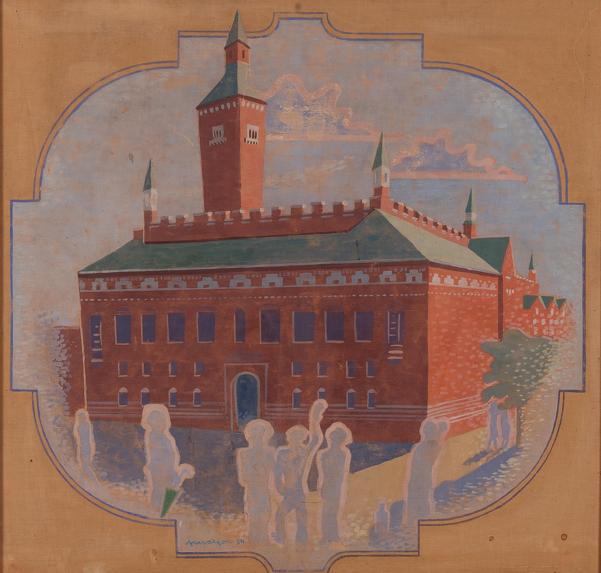 Axel Olson, Rådhuspladsen, Copenhagen.
