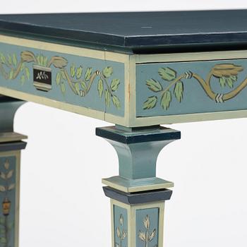 Carl Malmsten, a Swedish Grace console table, cabinetmaker Albin Johansson, Stockholm, for Villa Kvikkjokk, 1927.