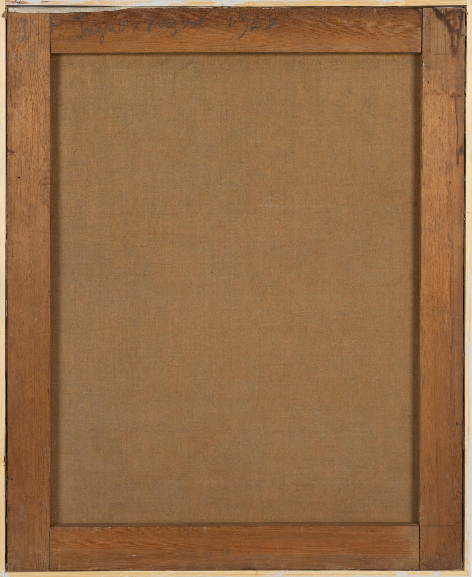 Birger Simonsson, olja på duk, signerad Simonsson, daterad 1924 a tergo.