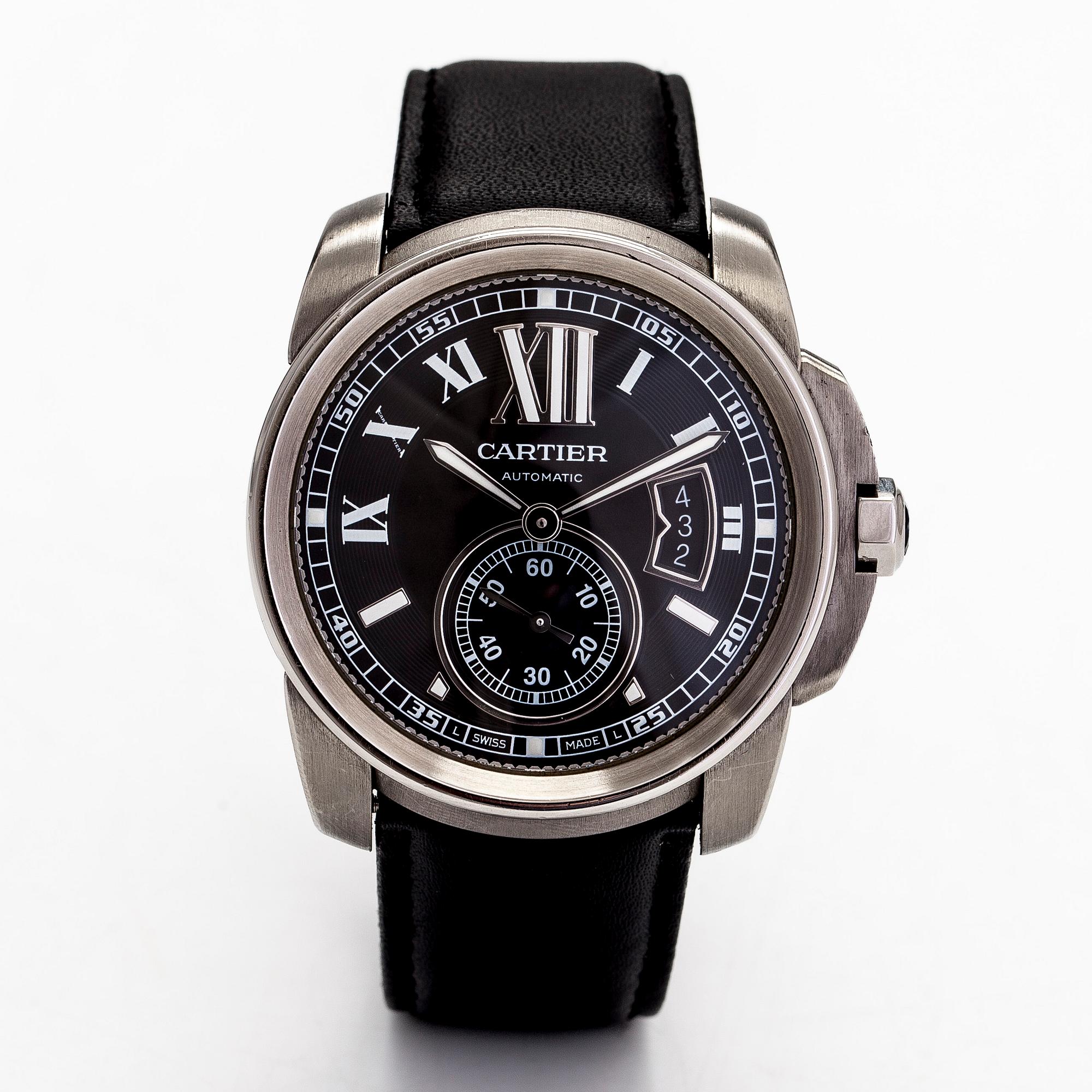 Cartier, Calibre de Cartier, wristwatch, 42 mm.