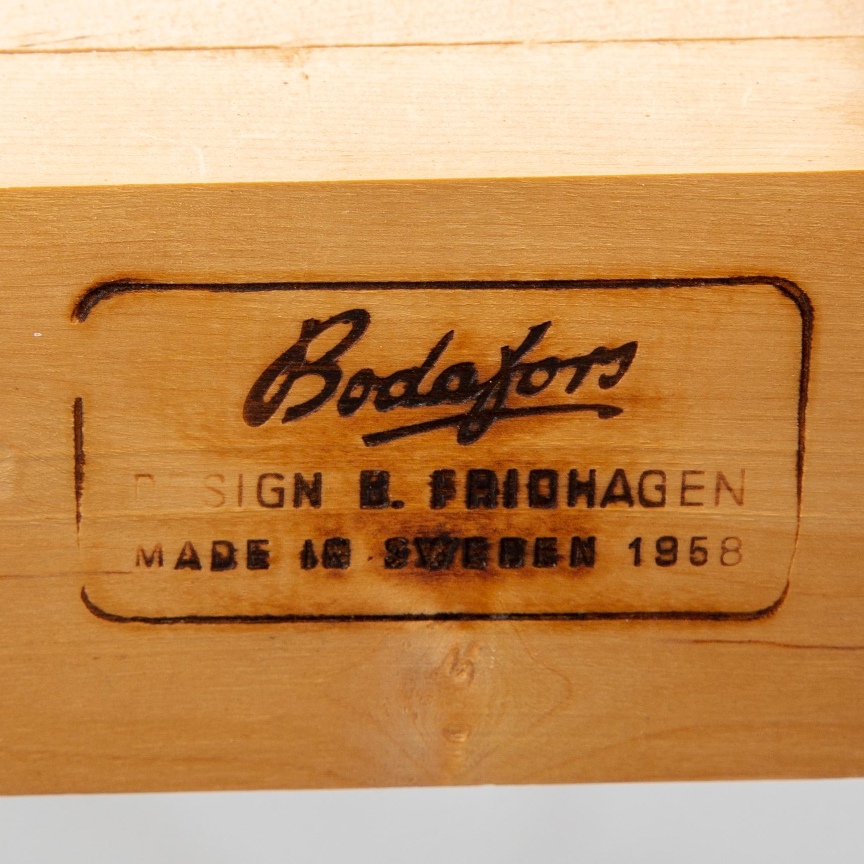 Bertil Fridhagen, matbord, 'Diamant', Bodafors.