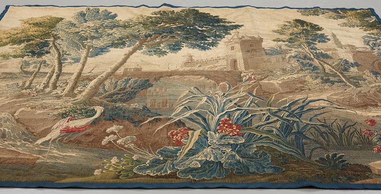 A tapestry, "Verdure", tapestry weave, ca 236,5-238,5 x 290-294,5 cm, Manufacture Royale d'Aubusson,