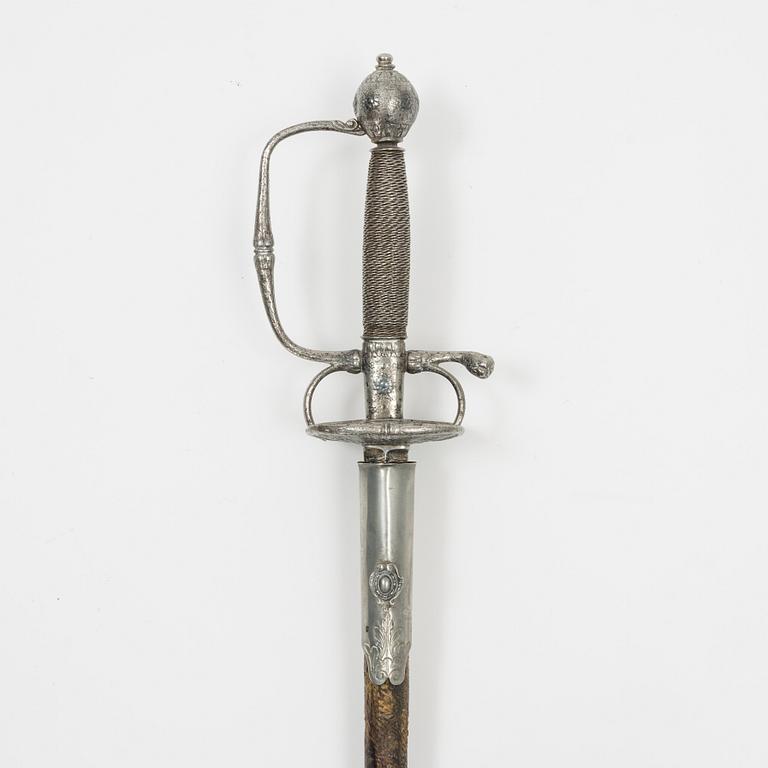A 18th Century smallsword.