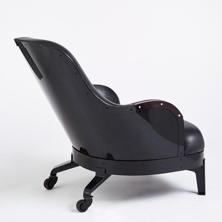 Mats Theselius, a 'The Ritz' lounge chair, edition 18/90, Källemo Sweden, post 1994.