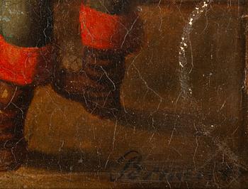 Unknown artist, 17th/18th century, In the smithy.