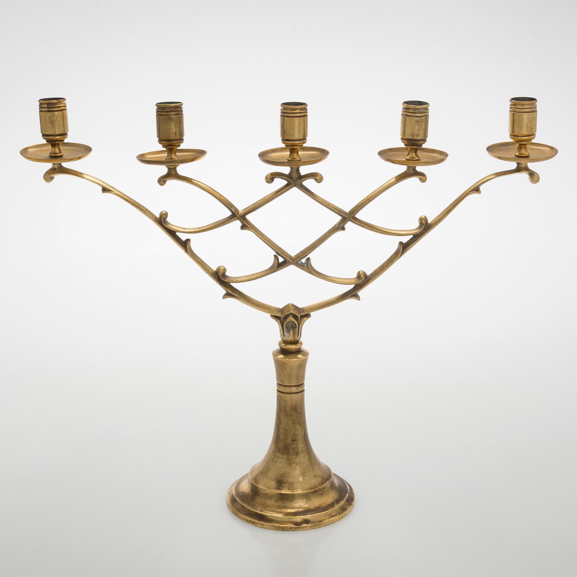 Paavo Tynell, A 1930s candelabrum, model 8003, Taito Oy, Finland.